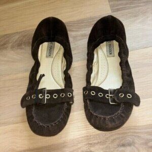 Brown Suede Steve Madden Flats